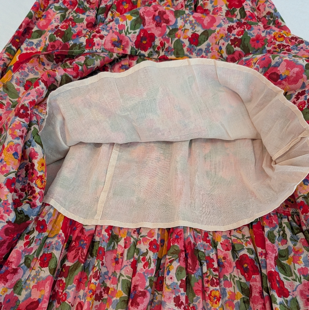 NWT Natural Life Convertible Maxi Skirt Dress Floral Tiered Garden Sz S - Picture 8 of 14
